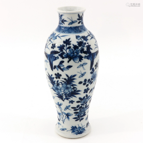 A Blue and White Vase