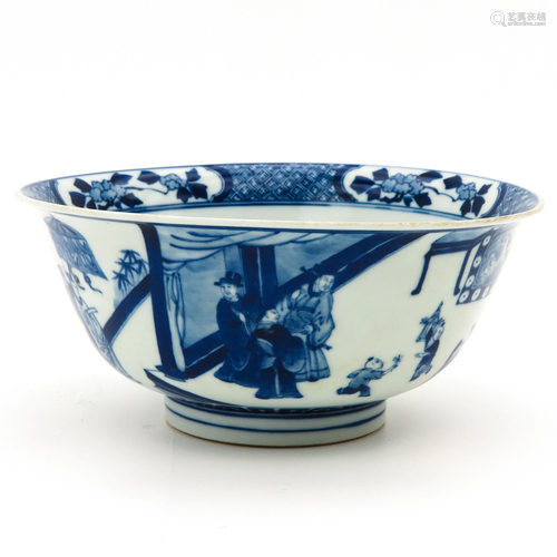 A Blue and White Bowl