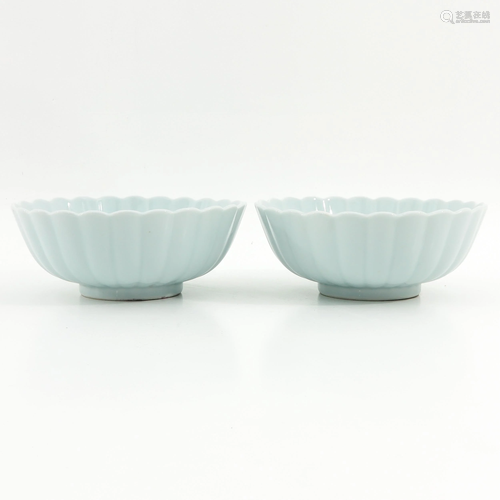 Two Celadon Bowls