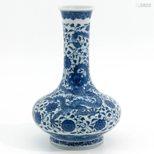 A Blue and White Vase