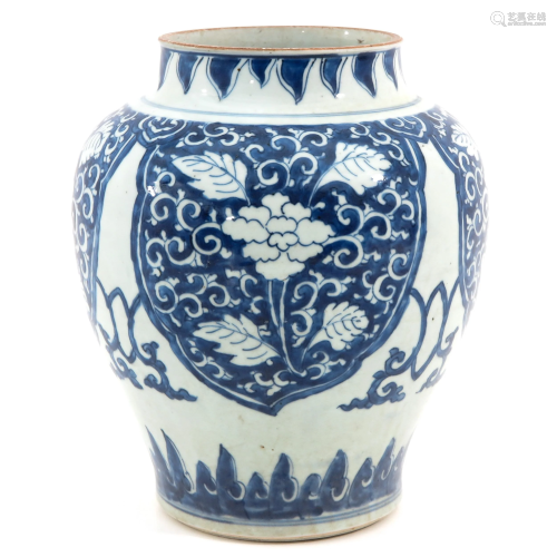 A Blue and White Kangxi Period Jar