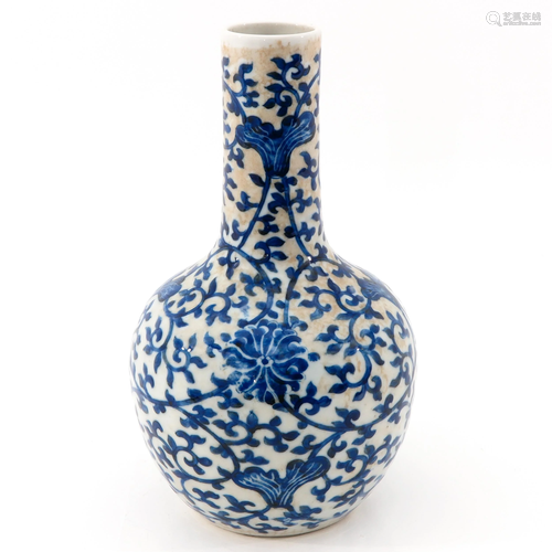 A Floral Decor Bottle Vase