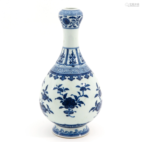 A Blue and White Vase