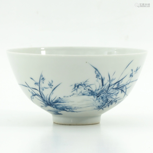 A Blue and White Bowl