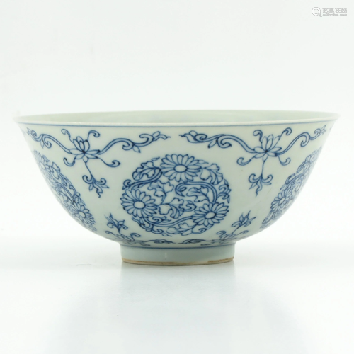 A Blue and White Bowl