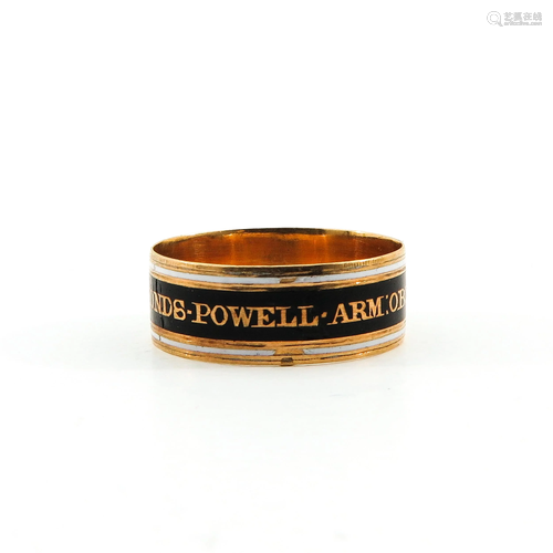 An English Mourning Ring