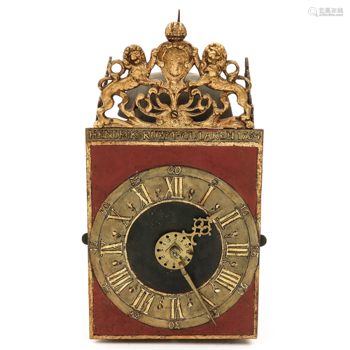 A Hendrik Ruempol Wall Clock