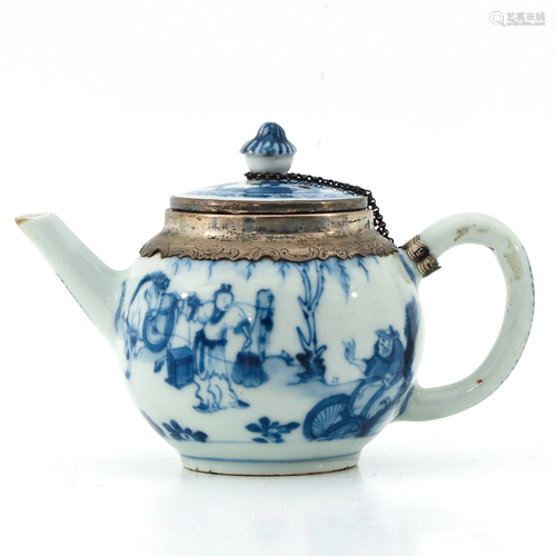 A Blue and White Teapot