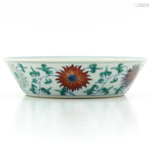 A Doucai Decor Dish