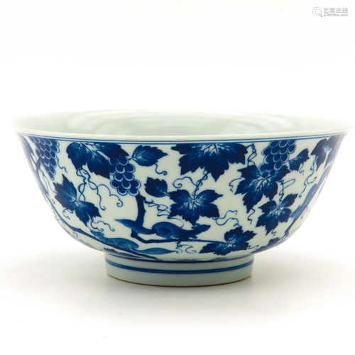 A Blue and White Bowl