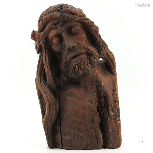 A Carved Wood Sculpture