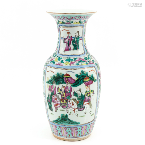 A Famille Rose Vase