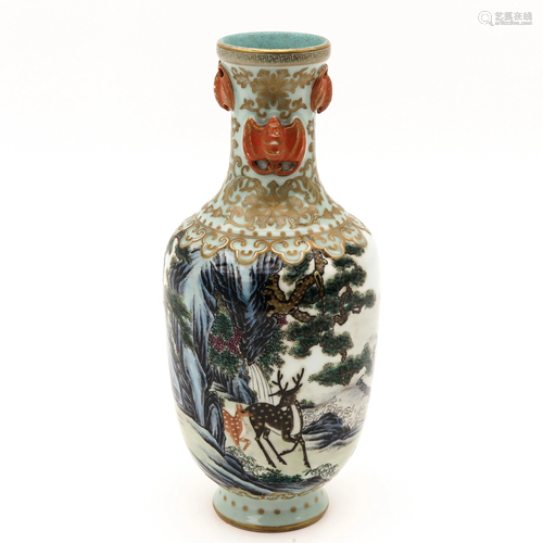 A Polychrome Vase