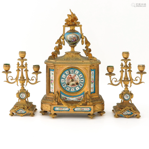 A French Clock Set