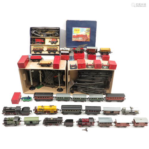 Collection of Hornby Trains and Rails