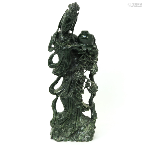 A Large Jade Sculpture