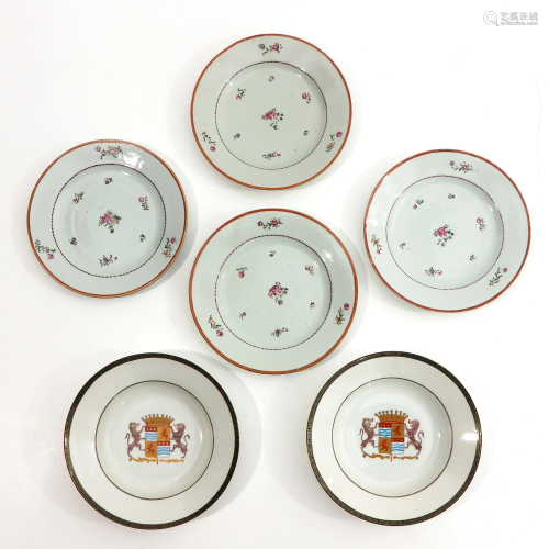 A Collection of 6 Plates