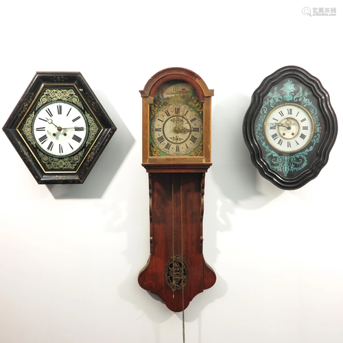 A Collection of 3 Clocks