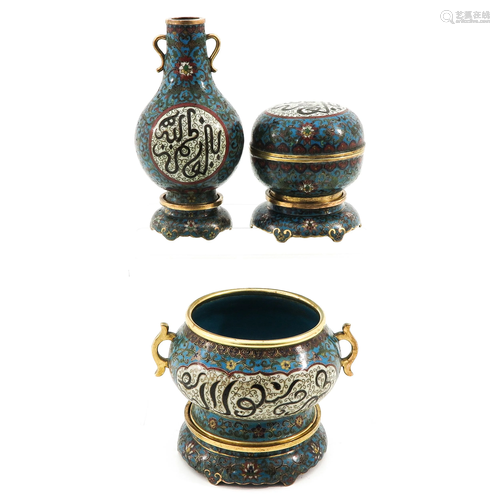 A Collection of Chinese Cloisonne