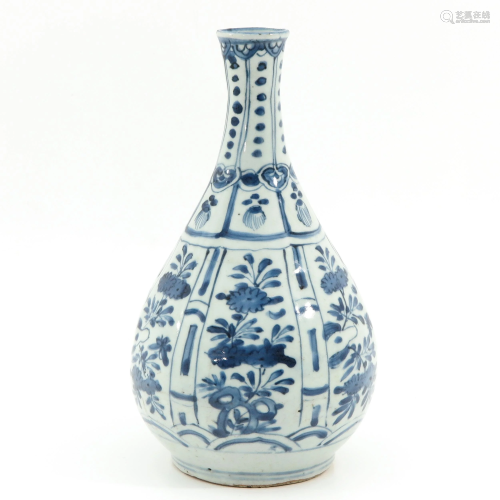 A Blue and White Vase