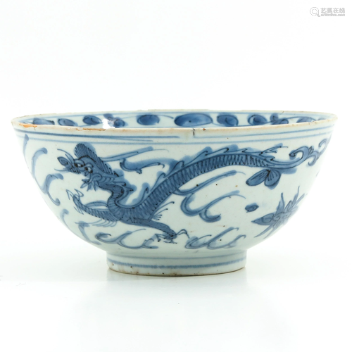 A Blue and White Bowl