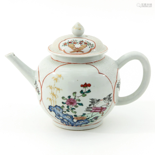 A Famille Rose Teapot