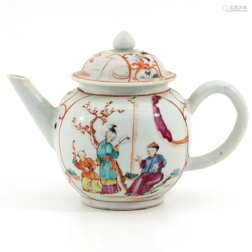 A Famille Rose Teapot