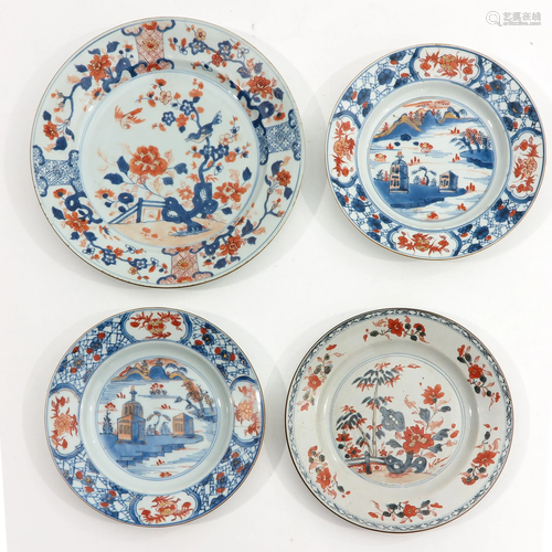 A Collection of 4 Imari Plates