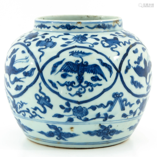 A Blue and White Vase