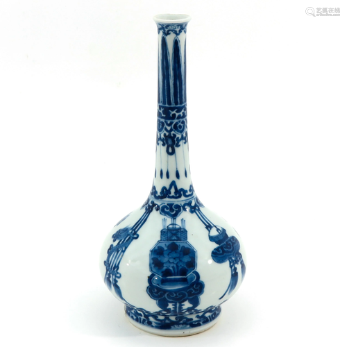 A Blue and White Vase