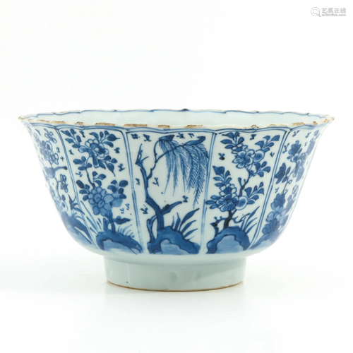 A Blue and White Bowl