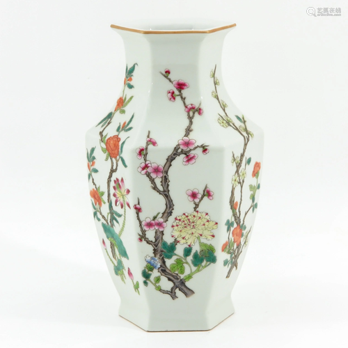 A Famille Rose Vase