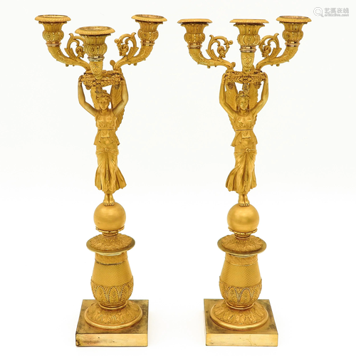 A Pair of Candlesticks