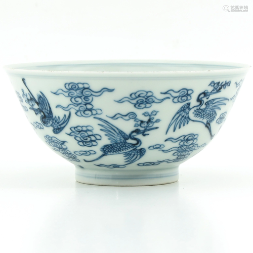 A Blue and White Bowl