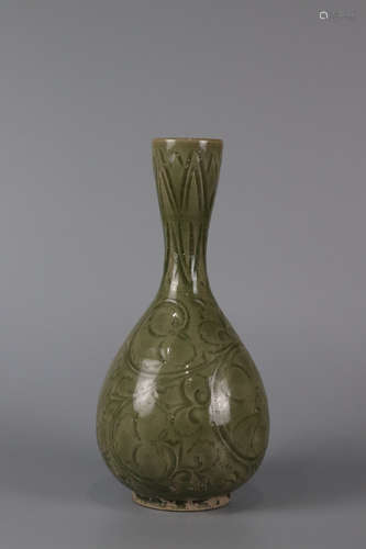 Chinese Yaozhou Wave Flask