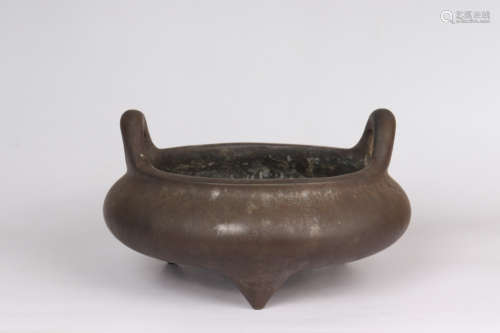 Chinese Bronze Tripod Xuande Furnace