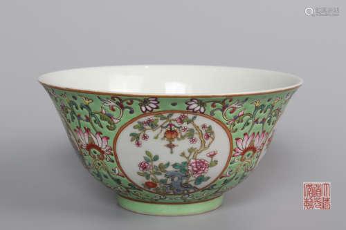 Chinese Famille Rose Porcelain Bowl