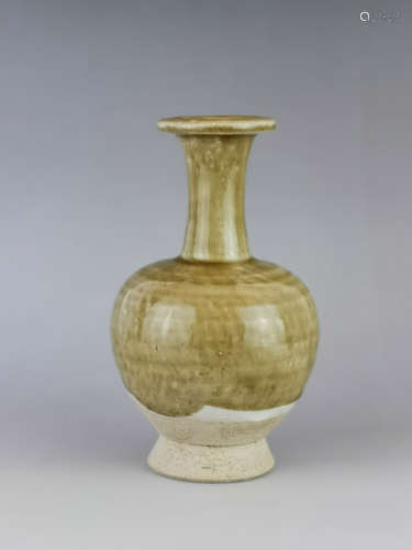 Chinese Yellow Glazed Porcelain Bottle