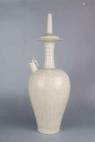 Chinese Ding Wave Porcelain Water Vessel