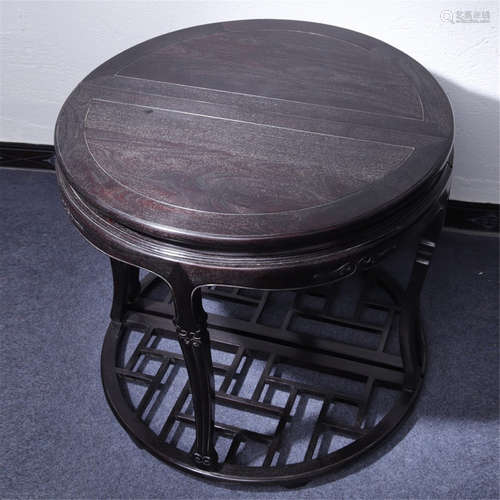 A Chinese Carved Hardwood Table