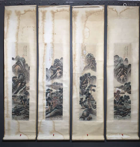 A Set of Chinese Paintings