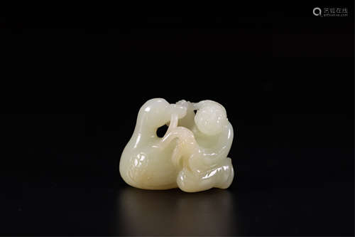 A Chinese Carved Jade Decoration