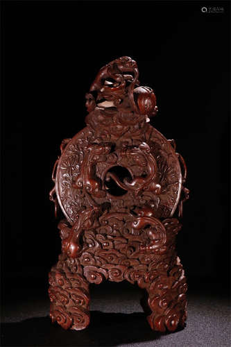 A Chinese Carved Bamboo Decoration