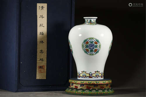 A Chinese Dou-Cai Porcelain Vase