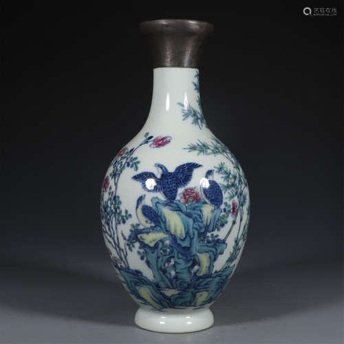 A Chinese Dou-Cai Porcelain Vase