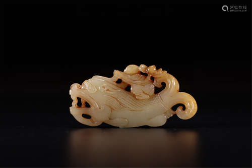 A Chinese Carved Jade Decoration