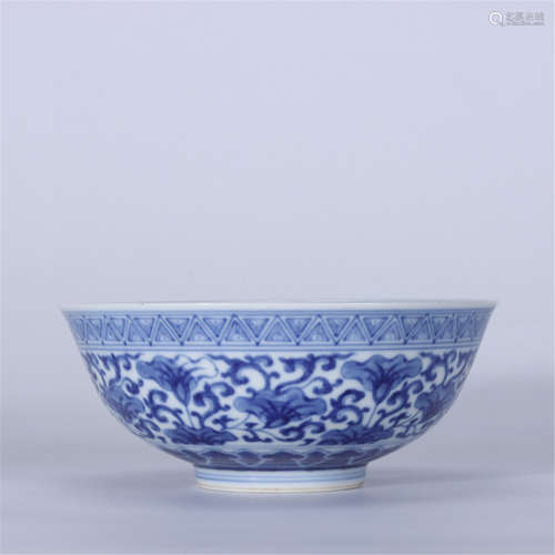 A Chinese Blue and White Porcelain Bowl