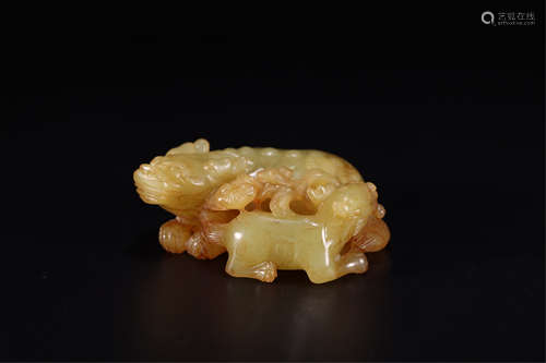 A Chinese Carved Jade Decoration