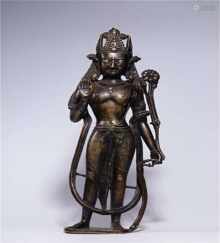 A Chinese Bronze Figure of Buddha