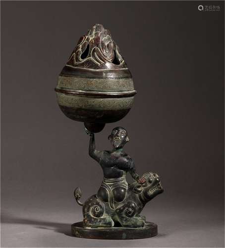 A Chinese Bronze Incense Burner